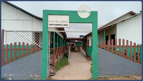 Escola Estadual Belo Horizonte passa a atender mais de 150 eleitores da zona rural de Xapuri, fa...