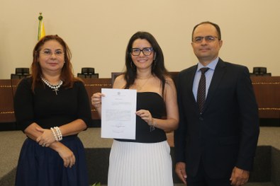 Cerimônia de posse foi conduzida pelo Presidente Júnior Alberto e marca mais um passo para o for...