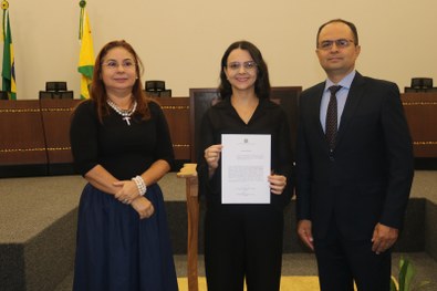 Cerimônia de posse foi conduzida pelo Presidente Júnior Alberto e marca mais um passo para o for...