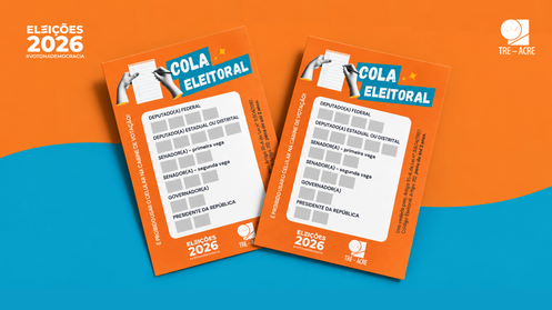 TRE-AC disponibiliza cola eleitoral para facilitar votação nas Eleições 2026
