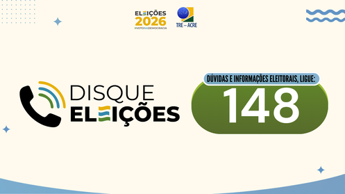 TRE-AC disponibiliza Disque-Eleições 148 para orientar eleitoras e eleitores em todo o Acre
