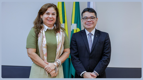 Desembargadora Waldirene Cordeiro reuniu-se com o Procurador-Geral de Justiça e representantes d...