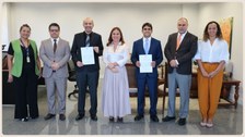 Cerimônia foi presidida pela Desembargadora Waldirene Cordeiro, com participação do Vice-Preside...
