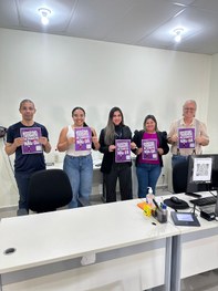 Ação reuniu magistrados, servidores, colaboradores e estagiários em defesa de um ambiente de tra...
