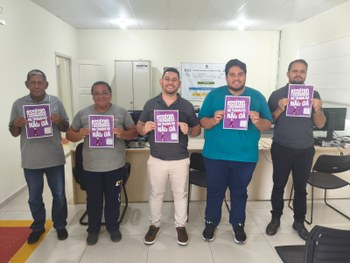 Ação reuniu magistrados, servidores, colaboradores e estagiários em defesa de um ambiente de tra...