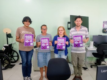 Ação reuniu magistrados, servidores, colaboradores e estagiários em defesa de um ambiente de tra...