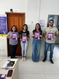 Ação reuniu magistrados, servidores, colaboradores e estagiários em defesa de um ambiente de tra...