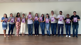 Ação reuniu magistrados, servidores, colaboradores e estagiários em defesa de um ambiente de tra...