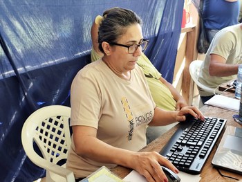 Campanha da Biometria leva serviços essenciais à população da Aldeia Mulateiro

