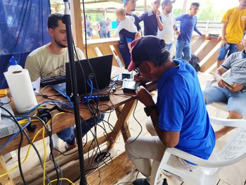 Campanha da Biometria leva serviços essenciais à população da Aldeia Mulateiro

