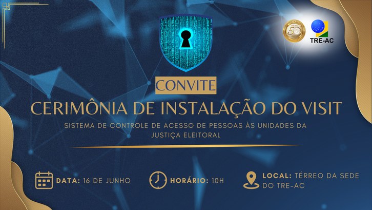 TRE-AC fortalece segurança com novo sistema de acesso VISIT Em parceria com o Tribunal de Justiça do Acre, ferramenta utiliza dados do Proteja-me e segue di...