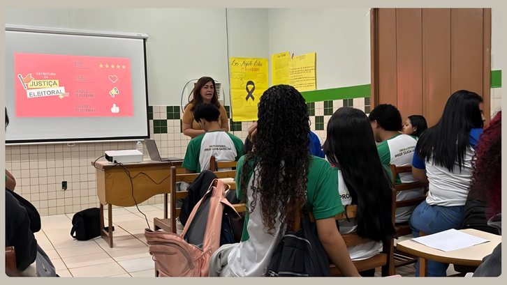 Cerca de 40 alunos participaram de ação da EJE que reforça o papel do jovem na construção do fut...