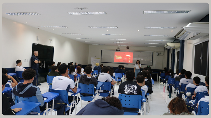 TRE-AC leva educação midiática e incentivo ao voto à Escola Sigma Estudantes debateram sobre o papel do voto, combate às fake news e puderam emitir o primeiro tít...