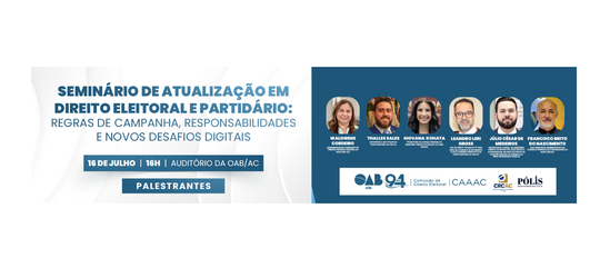 TRE-AC participa de debate sobre segurança jurídica nas Eleições 2026