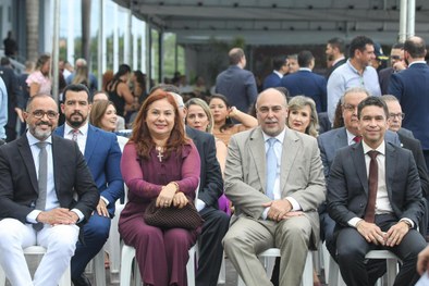 Presidente e vice-presidente do TRE-AC participam da cerimônia conduzida pelo procurador-geral D...