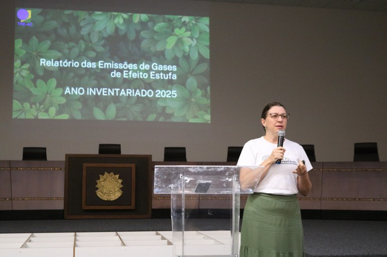 Evento apresentou inventário de emissões do Tribunal, palestra científica e experiências cultura...