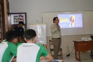 Encontro com adolescentes abordou cidadania, segurança do processo eleitoral e os impactos da de...
