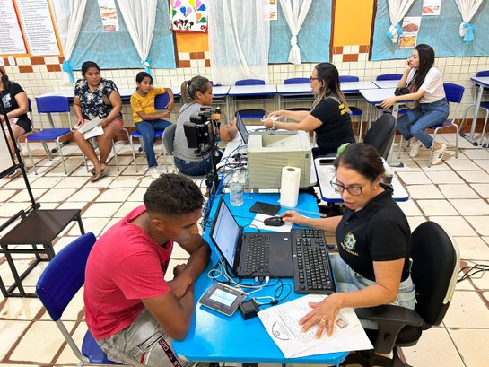 TRE-AC realiza atendimentos durante atividades do Projeto Cidadão em Epitaciolândia Cerca de 90 atendimentos foram realizados, com destaque para a emissão do primeiro título de ele...