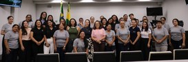 Encontro promovido pela Ouvidoria da Mulher reuniu trabalhadoras para debater saúde emocional, g...