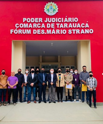 Os representantes dos órgãos demonstraram o compromisso com a realização das eleições em um clim...