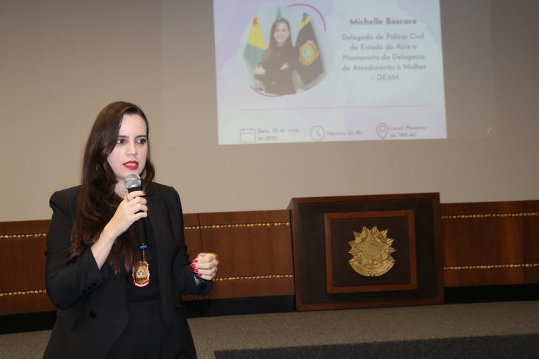 Delegada Michelle Boscaro