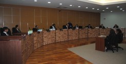 Sessão de julgamento realizada pela Corte Eleitoral do Acre