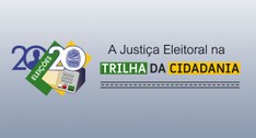 TRE-RS: logo trilha cidadania