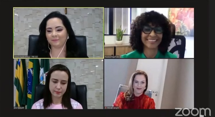 Webinário TRE Mulher destaca a história da idealizadora do aplicativo “e-título” Evento realizado pelo TRE do Acre e de Goiás abordou a importância da mulher em espaços de poder...