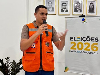 Reunião promovida pelo TRE-AC reuniu instituições parceiras para alinhar estratégias de seguranç...