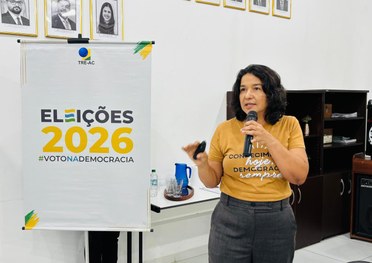 Reunião promovida pelo TRE-AC reuniu instituições parceiras para alinhar estratégias de seguranç...