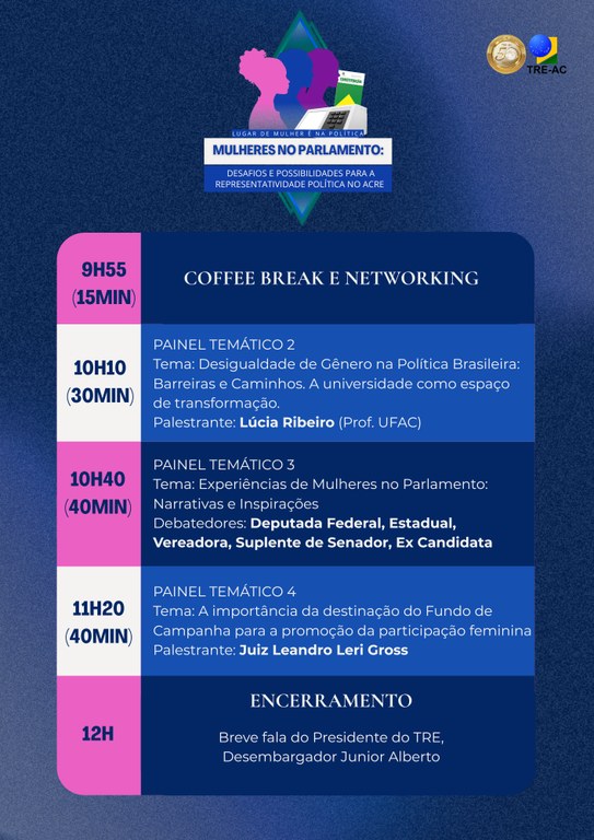 LUGAR DE MULHER TAMBÉM É NA POLÍTICA 