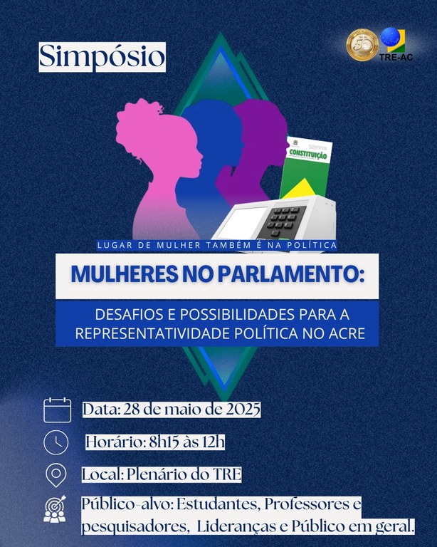 LUGAR DE MULHER TAMBÉM É NA POLÍTICA 