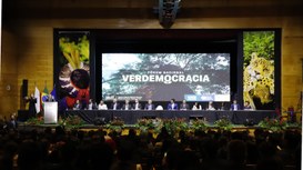 Evento em Belém reuniu autoridades do Judiciário e destacou a democracia como espaço de liberdad...