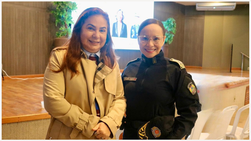 Evento contou com palestras da comandante-geral da PMAC, coronel Marta Renata e da ministra do S...