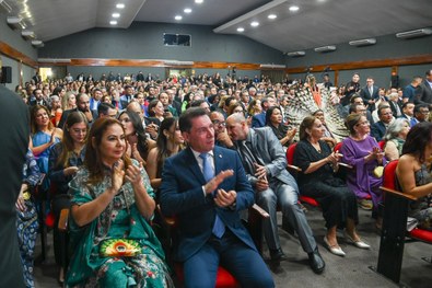 Desembargadora Waldirene Cordeiro participou da solenidade que marcou o início do biênio 2026–20...