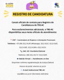 registro de candidatura canais oficiais